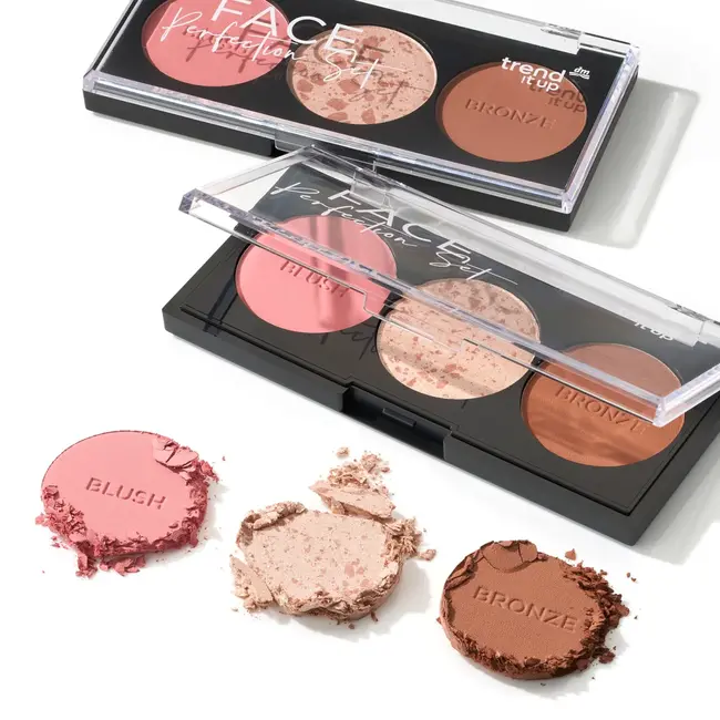 trend !t up Blush-, Bronzer & Highlighter Palette Gezicht Perfectie 7.5 g