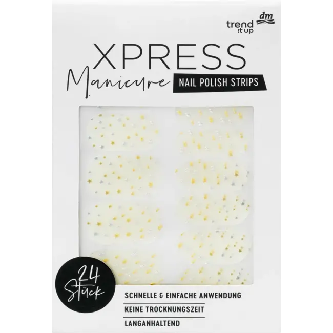trend !t up Nagelfolie XPRESS Manicure 033 Sprinkle Stars 24 St