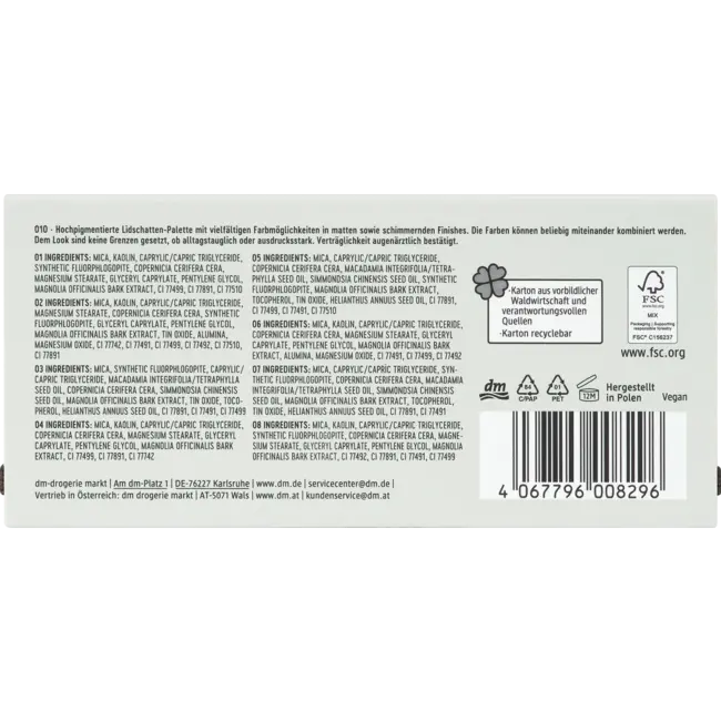 trend !t up Oogschaduwpalet Pretty Precious 010 4.8 g