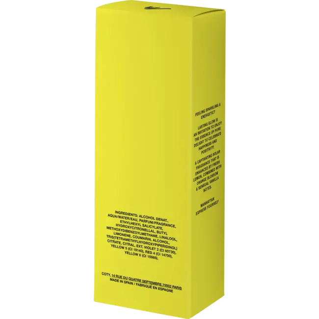 MANHATTAN Cosmetics Lasting Glow Eau De Parfum 100 ml