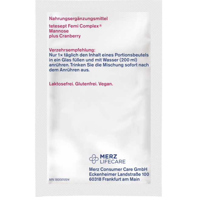 tetesept Femi Complex Mannose plus Cranberry