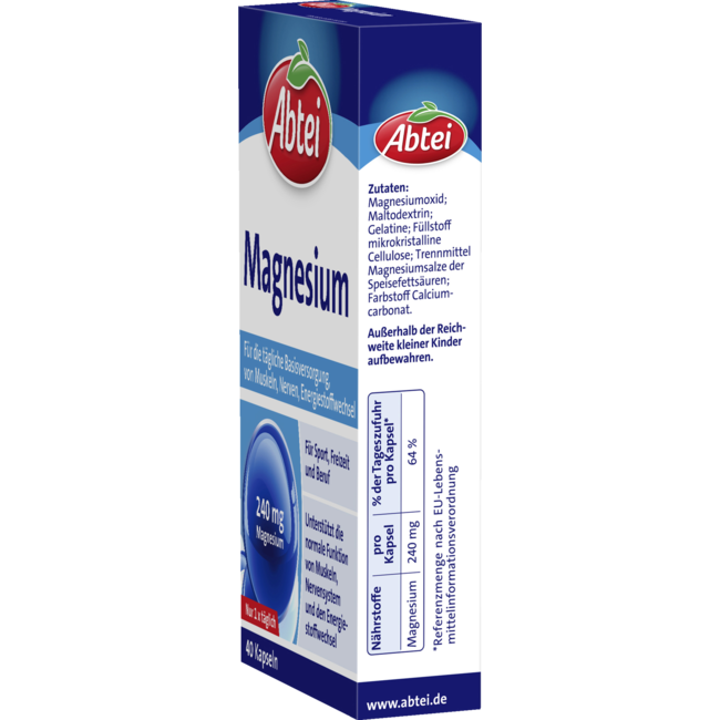 Abtei Magnesium 240mg Tabletten 40 St