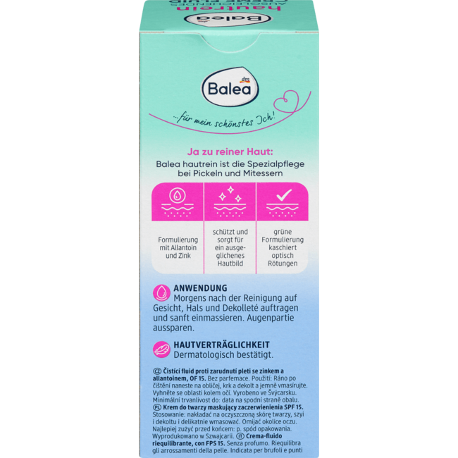 Balea Hautrein Balancing Crème-Fluid 50 ml
