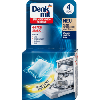 Denkmit Denkmit Vaatwasserreiniger Tabs 4x Zo Sterk