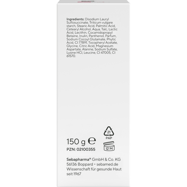 Sebamed Zeepvrij Wasstuk 150g