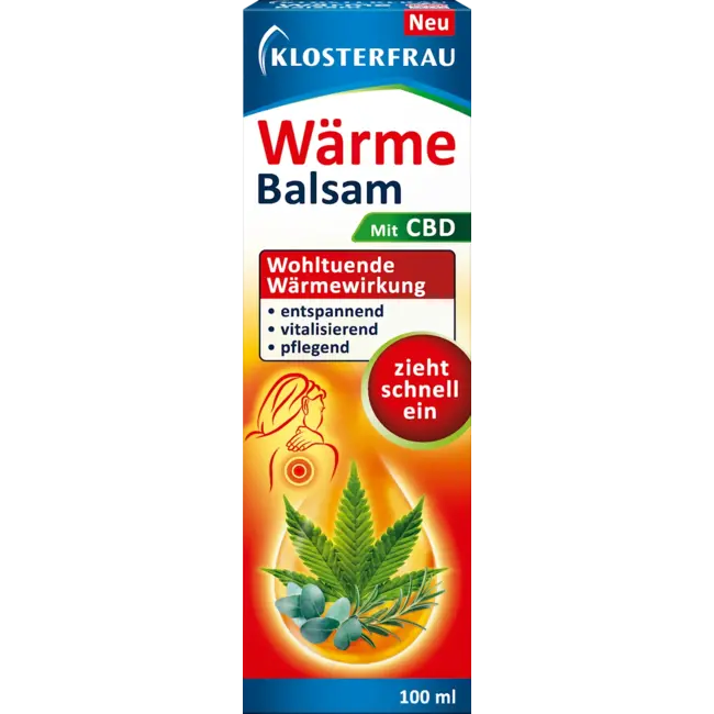 Klosterfrau Warmtebalsem Met CBD 100.0 ml