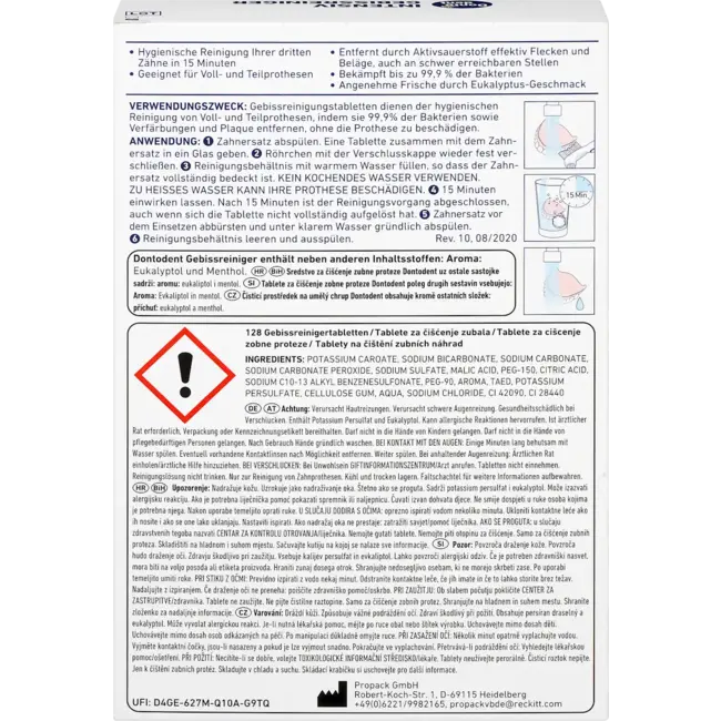 Dontodent Gebitreiniger Tabs Intensief, Voordeelverpakking 128.0 St