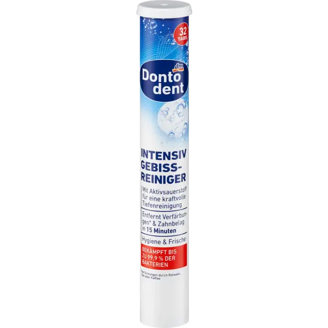 Dontodent Gebitreiniger Tabs Intensief, Voordeelverpakking 128.0 St