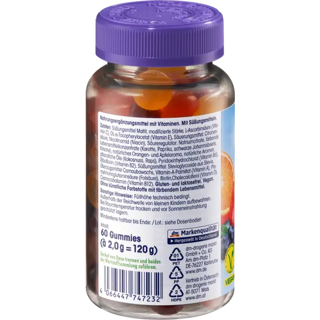 Mivolis Multivitamine Gummies 60 St 120.0 g