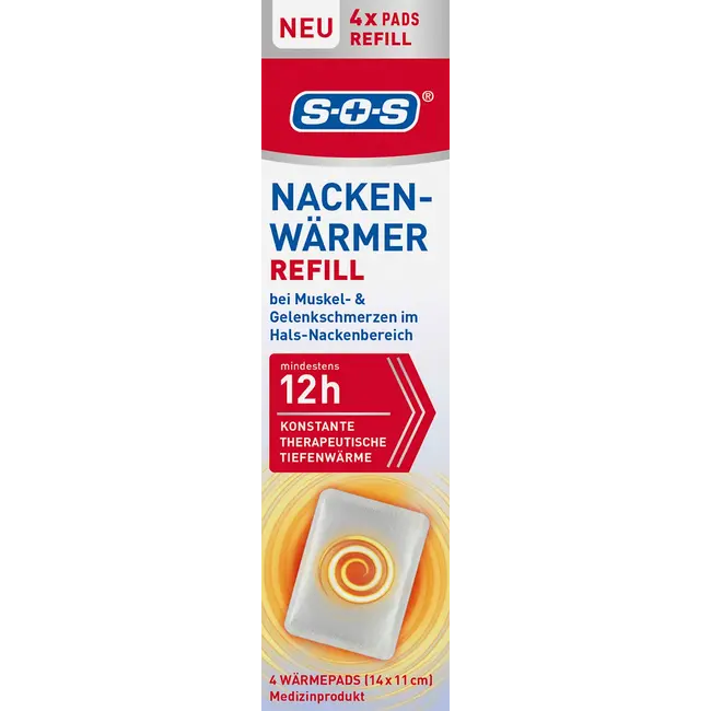 SOS Nekwarmer Warmtepads Refill 4.0 St