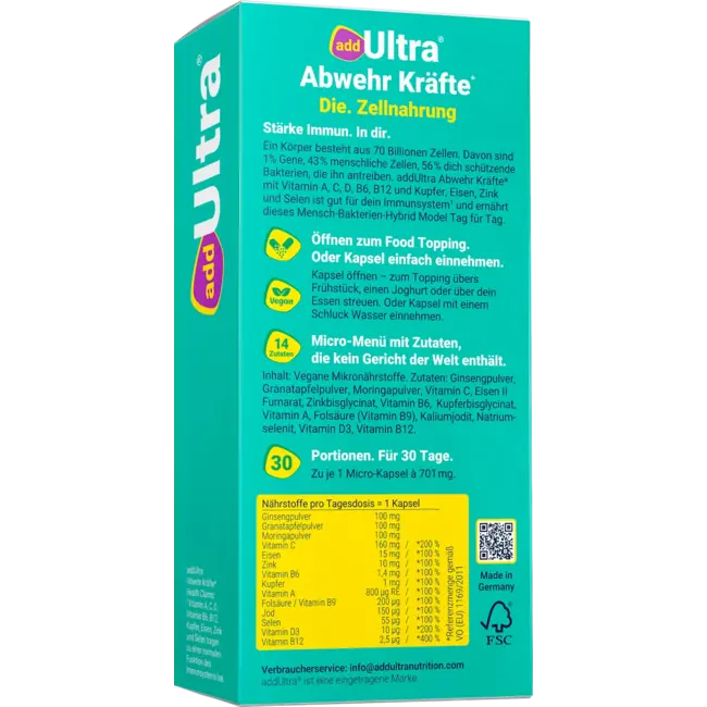 addUltra Verdediging Krachten Capsules 30 St 21.0 g