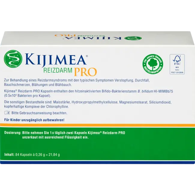 KIJIMEA Reizdarm PRO Kapseln 84 St 21.84 g