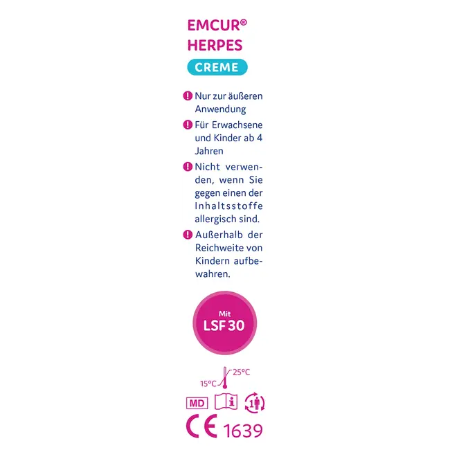 EMCUR Lippenherpescrème 6.0 ml