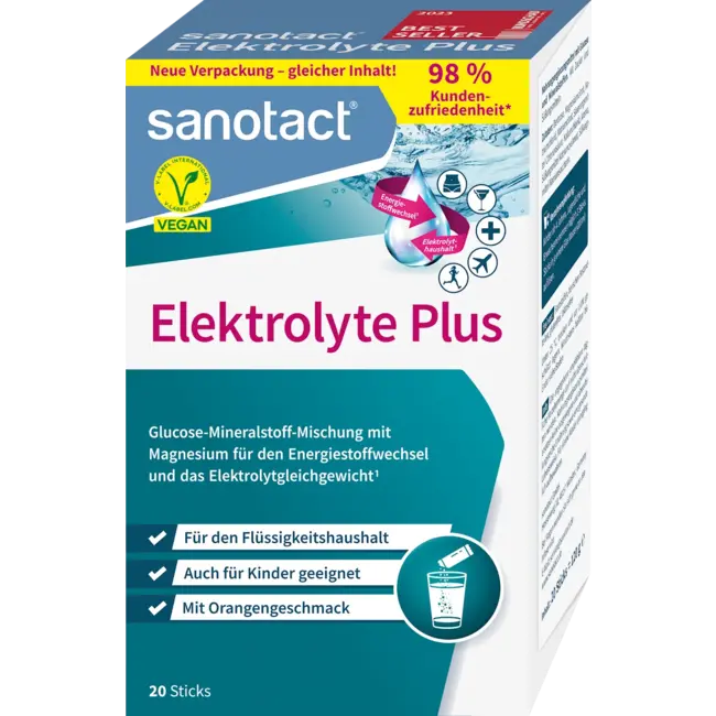 sanotact Elektrolyte Plus Sticks 20 St 120.0 g