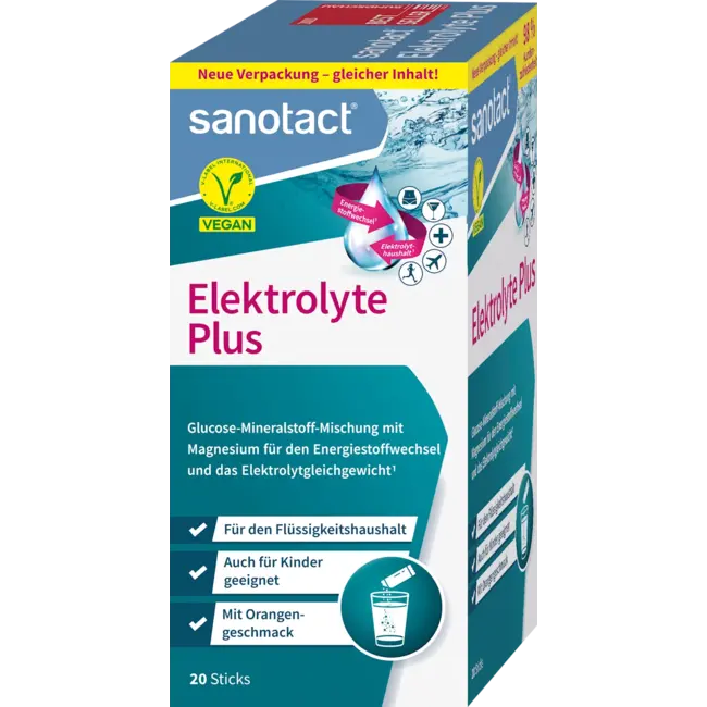 sanotact Elektrolyte Plus Sticks 20 St 120.0 g