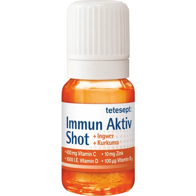 tetesept Immuun Actief Gember Kurkuma Drinkampullen 7 St 81.76 g