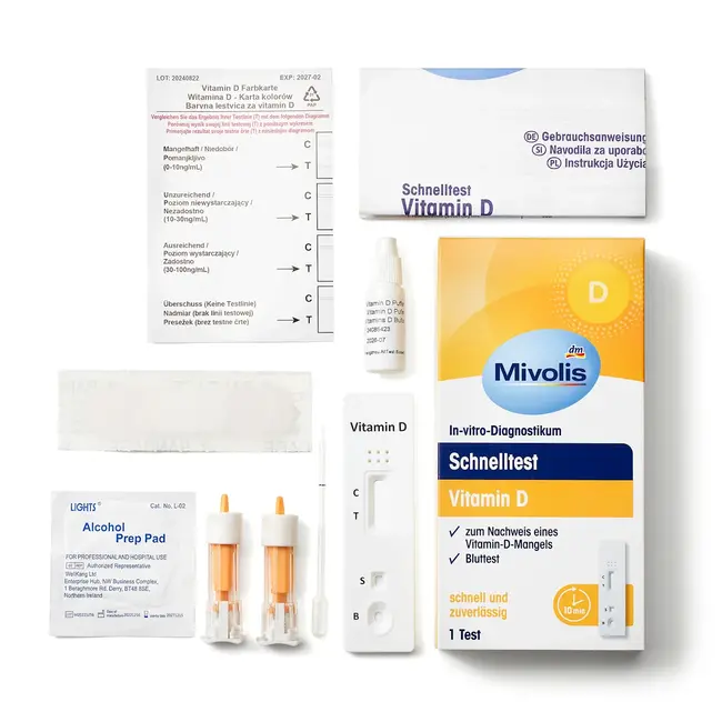 Mivolis Sneltest Vitamine D, 1 Toepassing 1.0 Wl