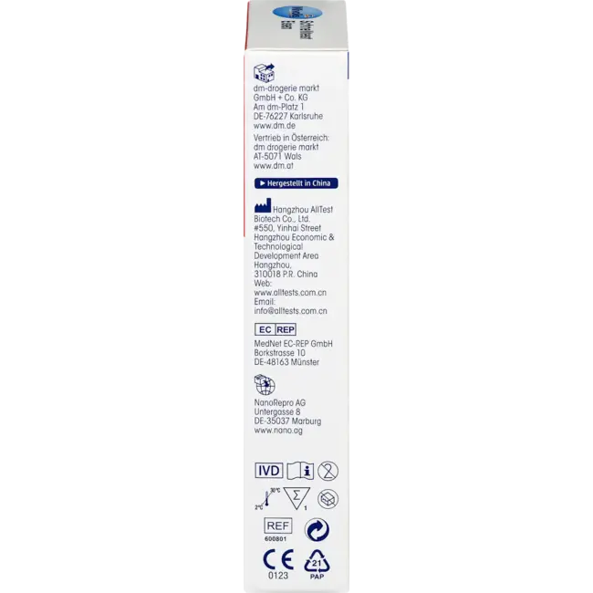 Mivolis Sneltest Ijzer, 1 Toepassing 1.0 St