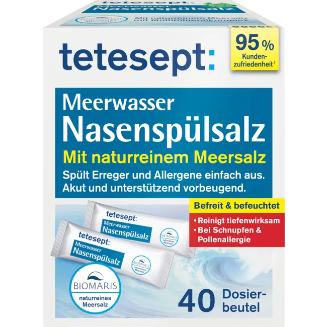 tetesept Zeewater Nasaal Spoelzout 40.0 St