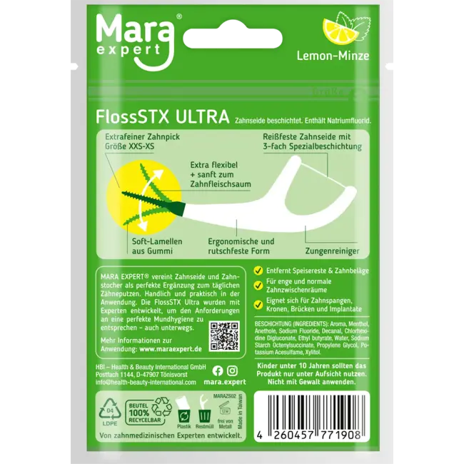 Mara Zahnseidesticks Flossstx Ultra 30.0 St