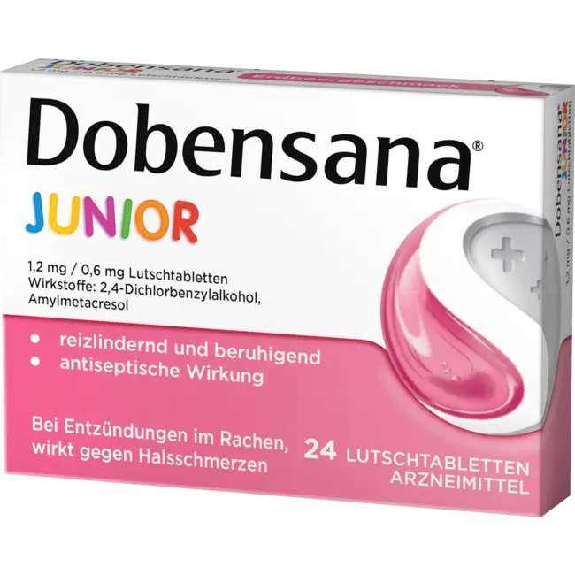Dobensana Junior Aardbeiensmaak Zuigtabletten 24.0 St