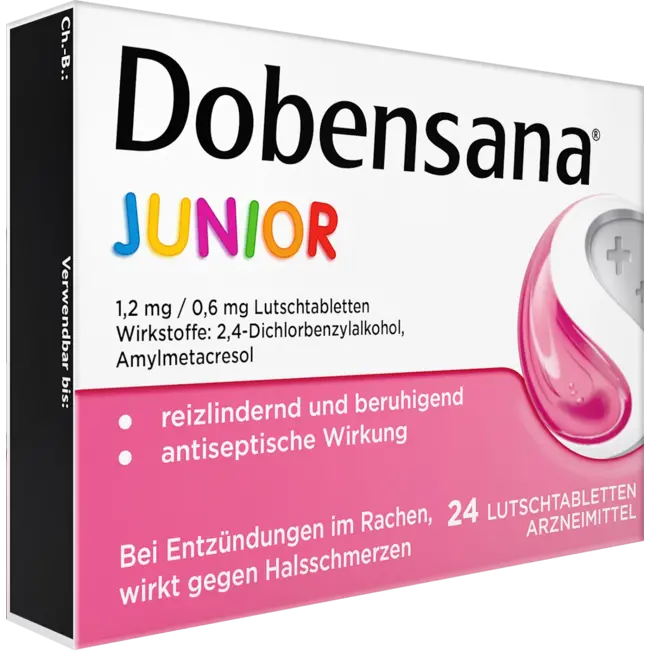 Dobensana Junior Aardbeiensmaak Zuigtabletten 24.0 St