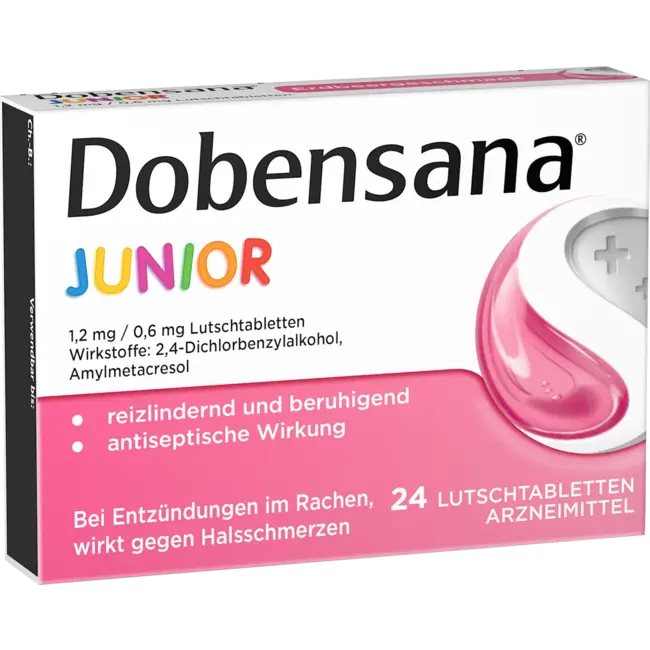 Dobensana Junior Aardbeiensmaak Zuigtabletten 24.0 St