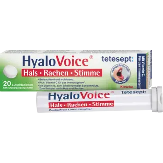 tetesept tetesept Zuigtabletten Hyalovoice Keel Keel Stem 20 St