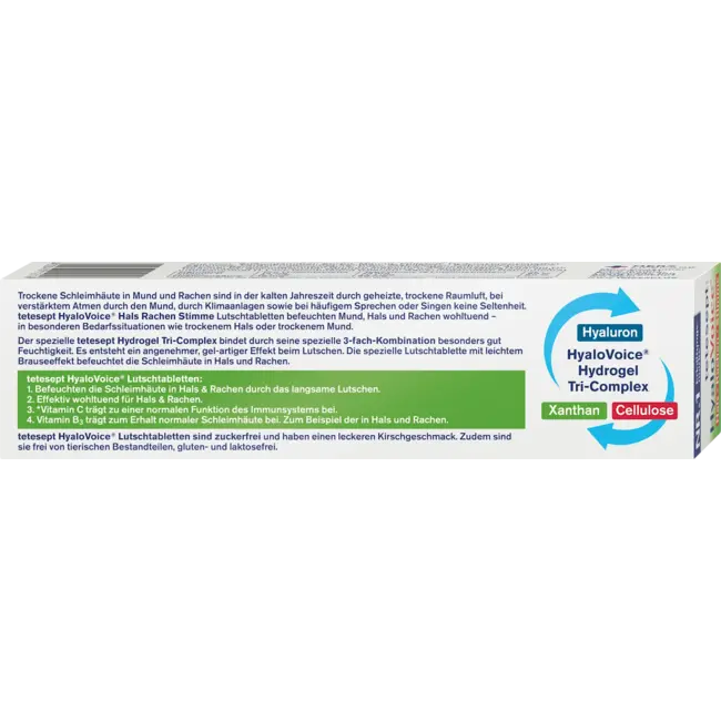 tetesept Zuigtabletten Hyalovoice Keel Keel Stem 20 St 20.0 g