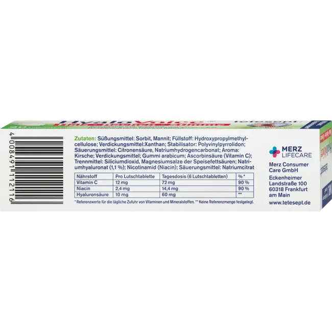 tetesept Zuigtabletten Hyalovoice Keel Keel Stem 20 St 20.0 g