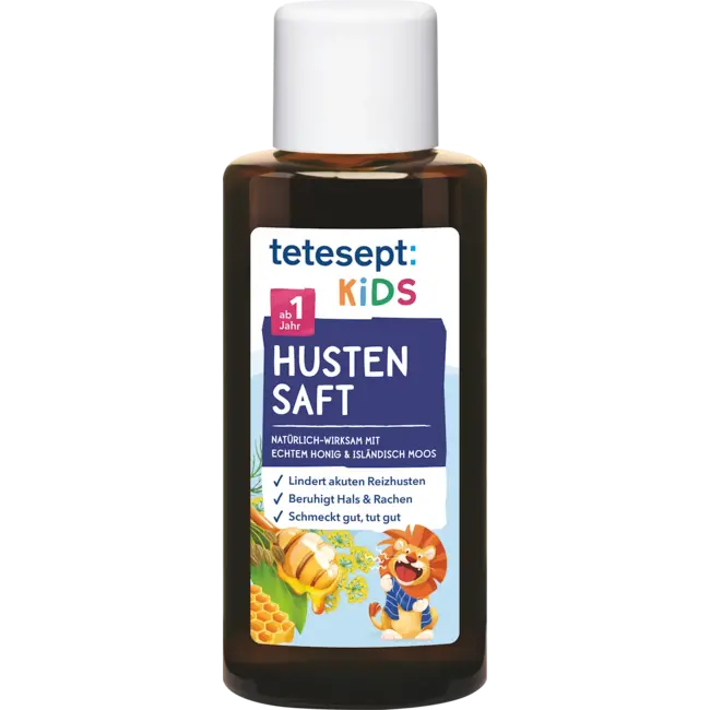 tetesept Hoestsiroop Kids Honing & IJslands mos 168.0 g