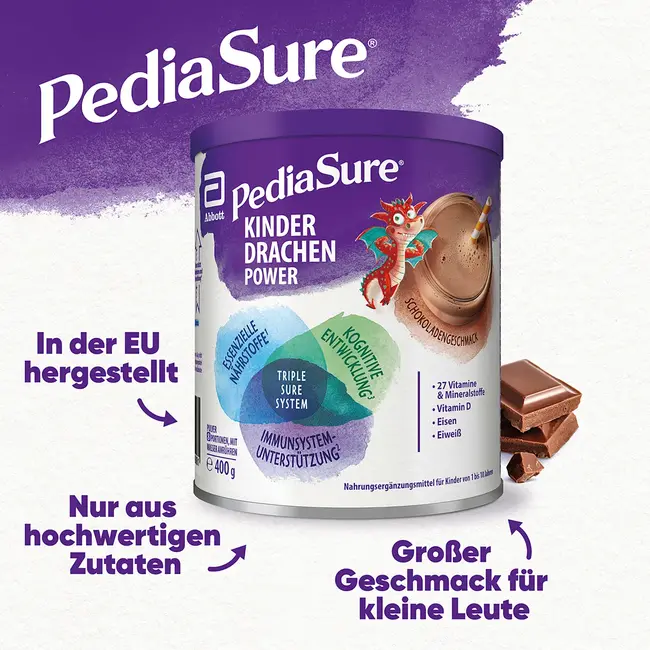 PediaSure Shake Kids Vlieger Power Chocolate 400.0 g
