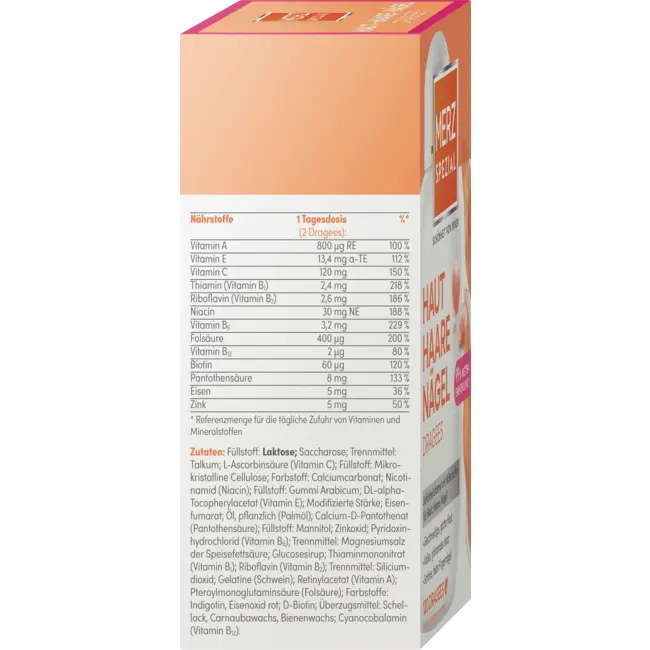 Merz Spezial Huid Haar Nagels Dragees 134 St 89.6 g