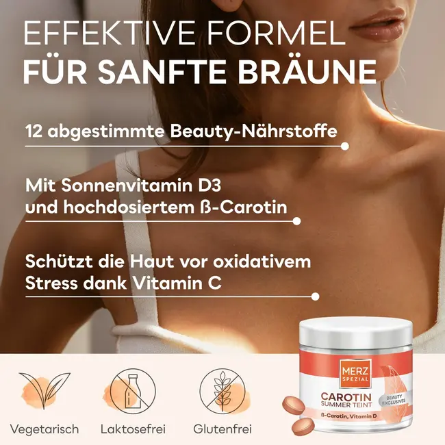 Merz Spezial Carotin Zomer Teint Tablet 120 St 73.8 g