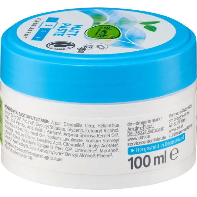 alverde NATURKOSMETIK Styling Mattpaste 100.0 ml