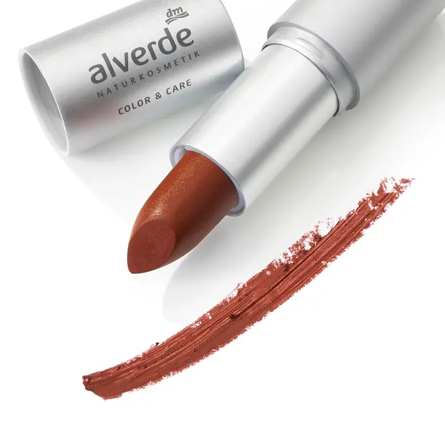 alverde NATURKOSMETIK Lippenstift Color & Care 47 Zachtbruin 4.5 g