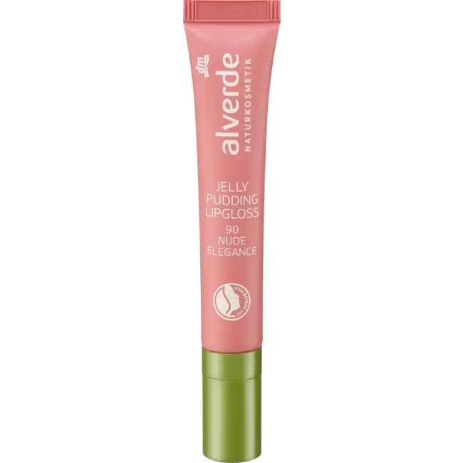 alverde NATURKOSMETIK Lipgloss Jelly Pudding 90 Nude Elegance 10.0 ml