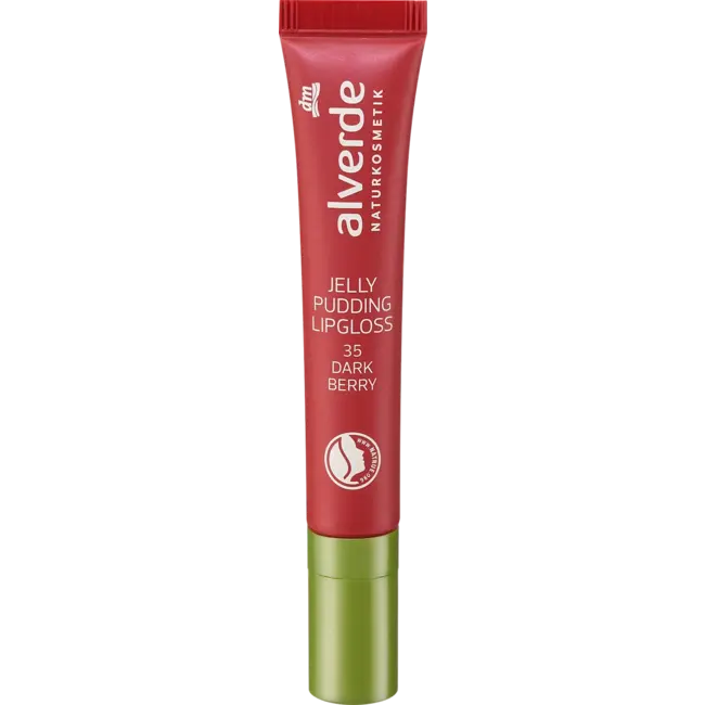 alverde NATURKOSMETIK Lipgloss Jelly Pudding 35 Dark Berry 10.0 ml