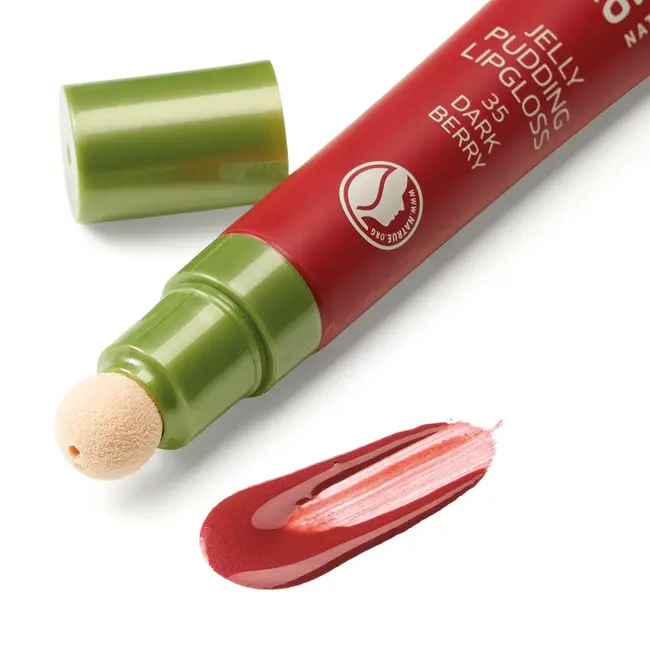 alverde NATURKOSMETIK Lipgloss Jelly Pudding 35 Dark Berry 10.0 ml