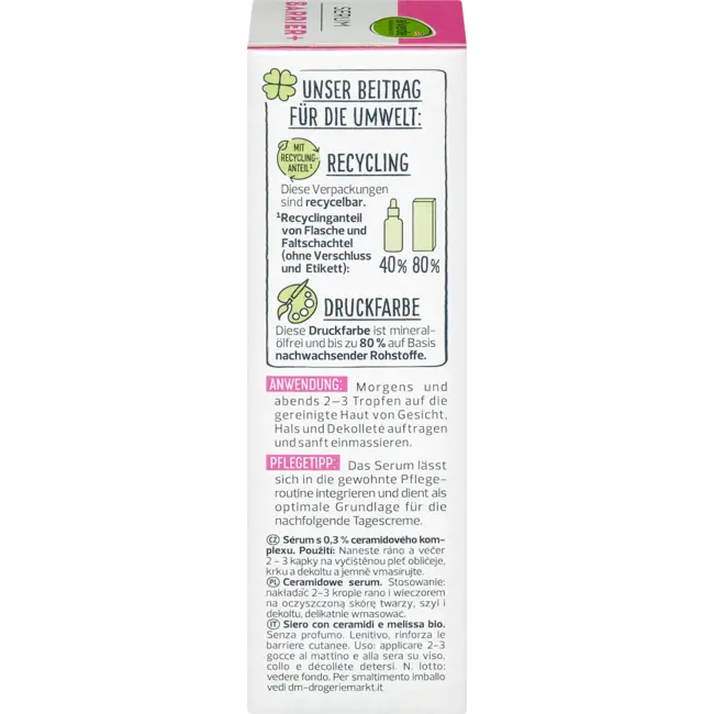 alverde NATURKOSMETIK Serumbarrière + 30.0 ml