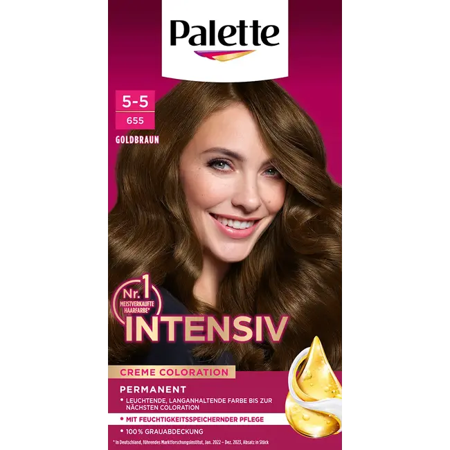 Poly Palette Haarverf 5-5/655 Goudbruin 1.0 St