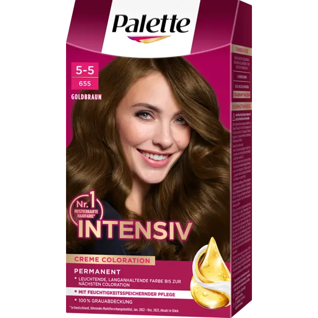 Poly Palette Haarverf 5-5/655 Goudbruin 1.0 St