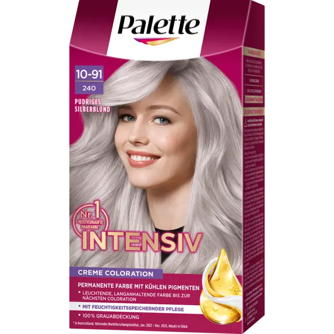 Poly Palette Haarverf 10-91/240 Poederig Zilverblond 1.0 St