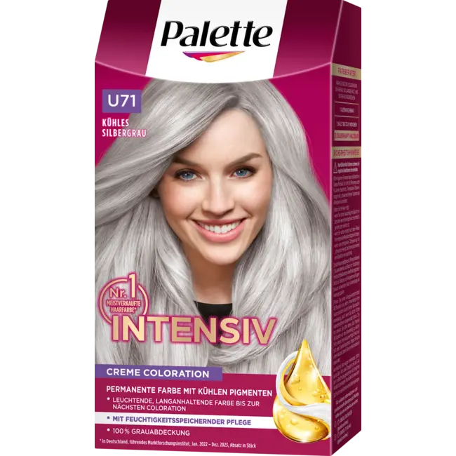 Poly Palette Haarverf U71 Koel Zilvergrijs 1.0 St