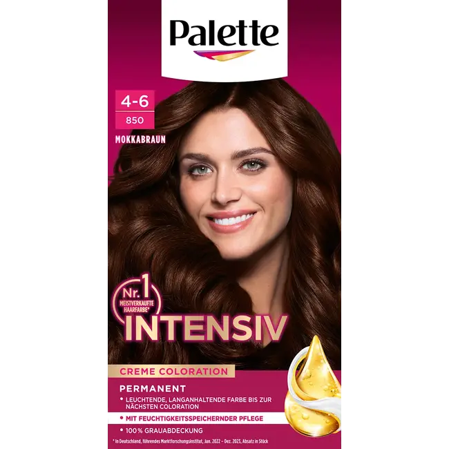 Poly Palette Haarverf 4-6/850 Mokkabraun 1.0 St