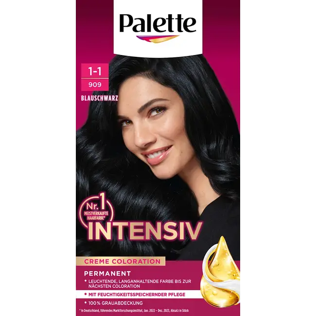 Poly Palette Haarverf 1-1/909 Blauw-zwart 1.0 St