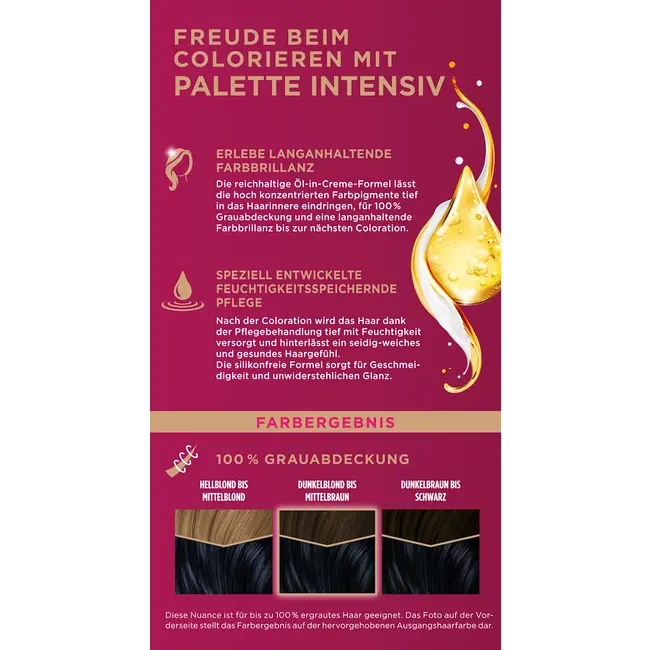 Poly Palette Haarverf 1-1/909 Blauw-zwart 1.0 St