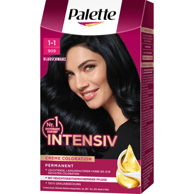 Poly Palette Haarverf 1-1/909 Blauw-zwart 1.0 St