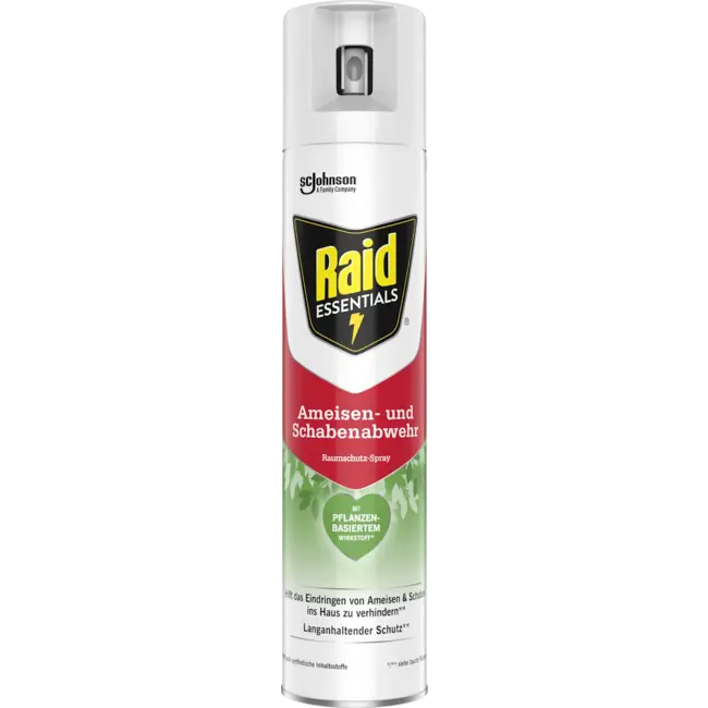 Raid Essentials Mieren- En Kakkerlakkenafweer Ruimtebeschermingsspray 300.0 ml