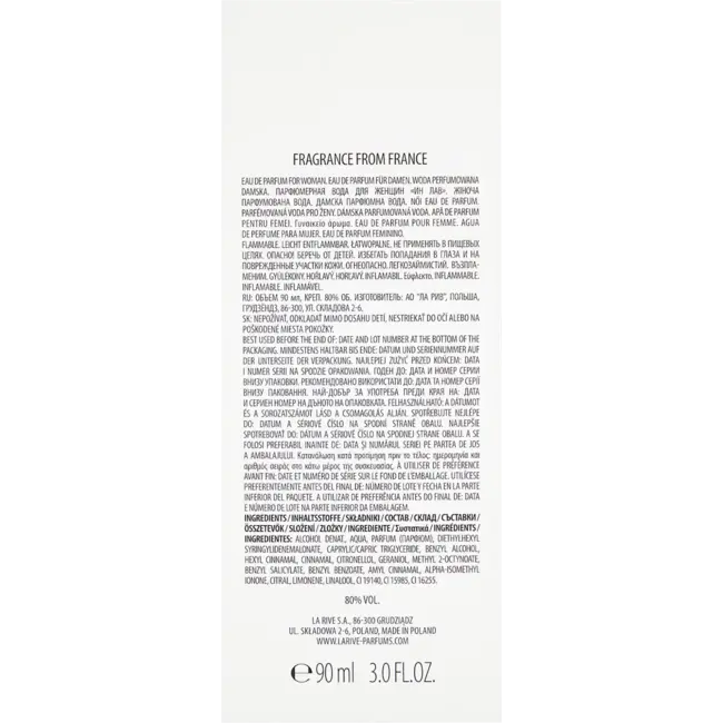 LA RIVE In Love Eau De Parfum 90.0 ml